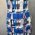 Lela Rose Abstract Geometric Print Dress