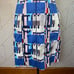 Lela Rose Abstract Geometric Print Dress