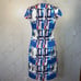 Lela Rose Abstract Geometric Print Dress