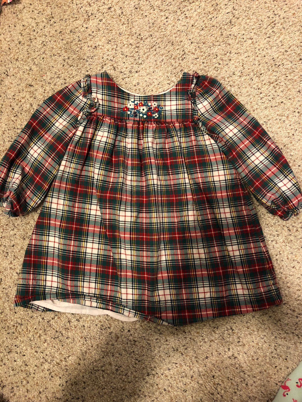 Gap 12/18m Plaid Dress
