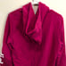 Adidas Women's Hoodie Sweatshirt Size Large Raspberry Pink Long Sleeves Full Zip