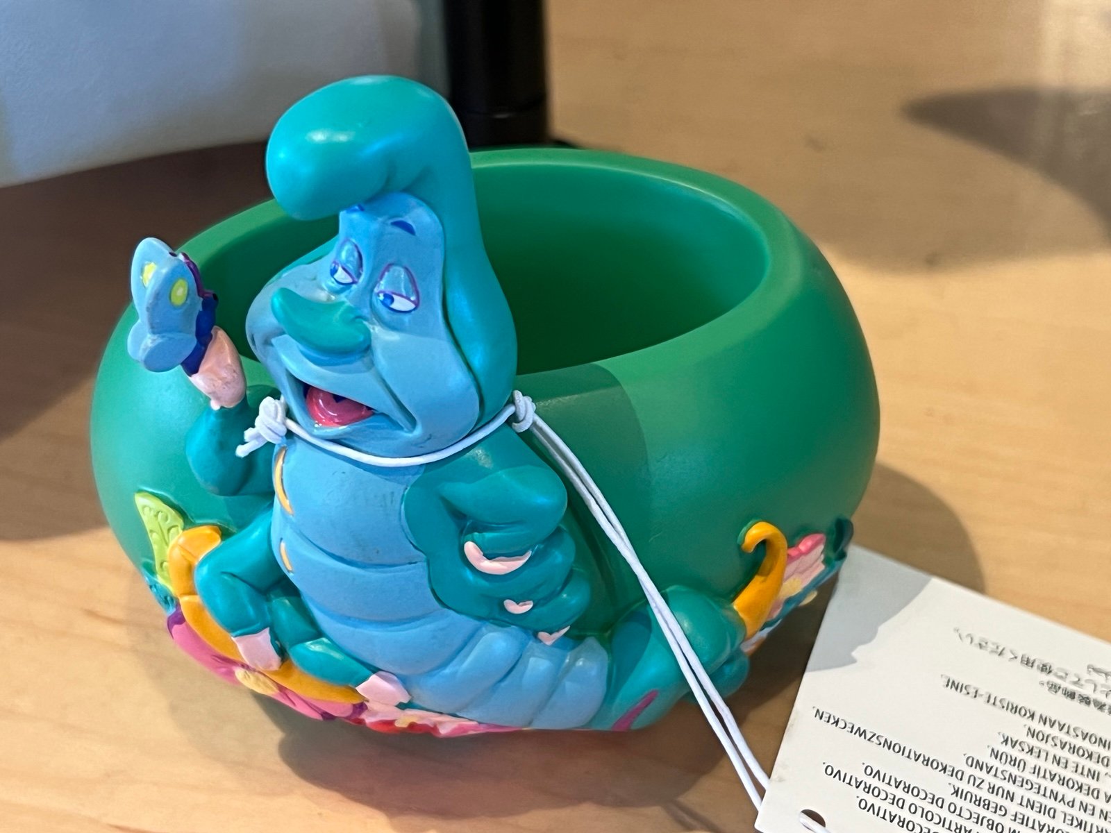 2025 Disney Parks Epcot Flower & Garden Alice Caterpillar Small Planter New
