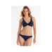 New. Tommy Bahama S- bottom/XS- top navy underwire bikini set.
