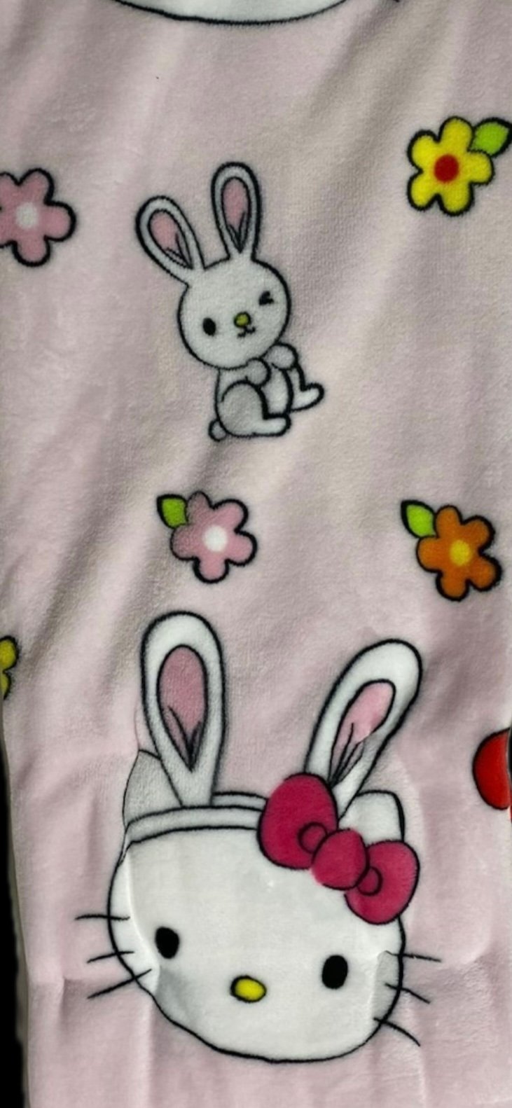 Bnwot hello kitty 2024 Easter bunny blanket