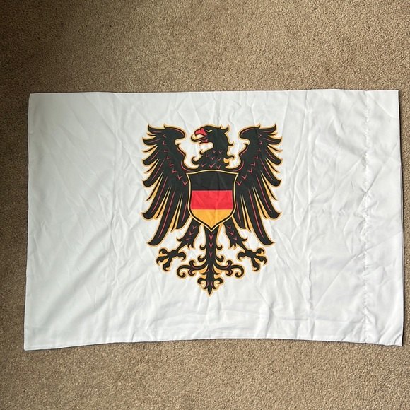 Two German Flag Standard Size Pillow Cases