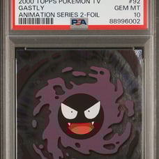 2000 Topps Pokémon Series 2 Gastly #92 Foil PSA 10