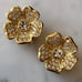 Joan Rivers Crystal Flower Earrings