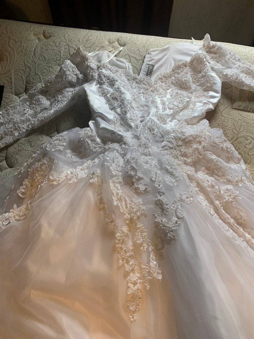wedding dress size 18