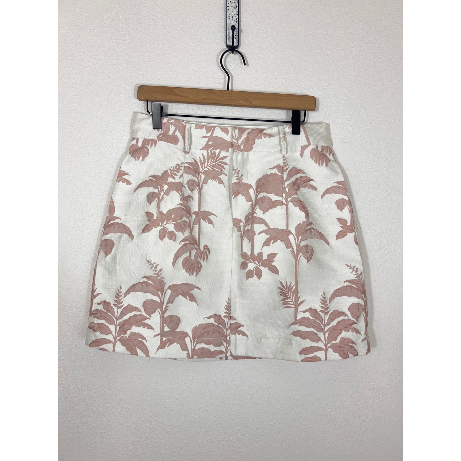 Ted Baker Floral Mini Skirt Pink and White