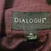 Dialogue Purple Vintage Inspired 3/4 Sleeve Tweed Blazer Jacket Women's XL Used.