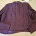 Dialogue Purple Vintage Inspired 3/4 Sleeve Tweed Blazer Jacket Women's XL Used.