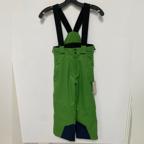 NWT *KJUS* BOYS GREEN VECTOR SKI PANTS SZ 116 or 6 229 Retail
