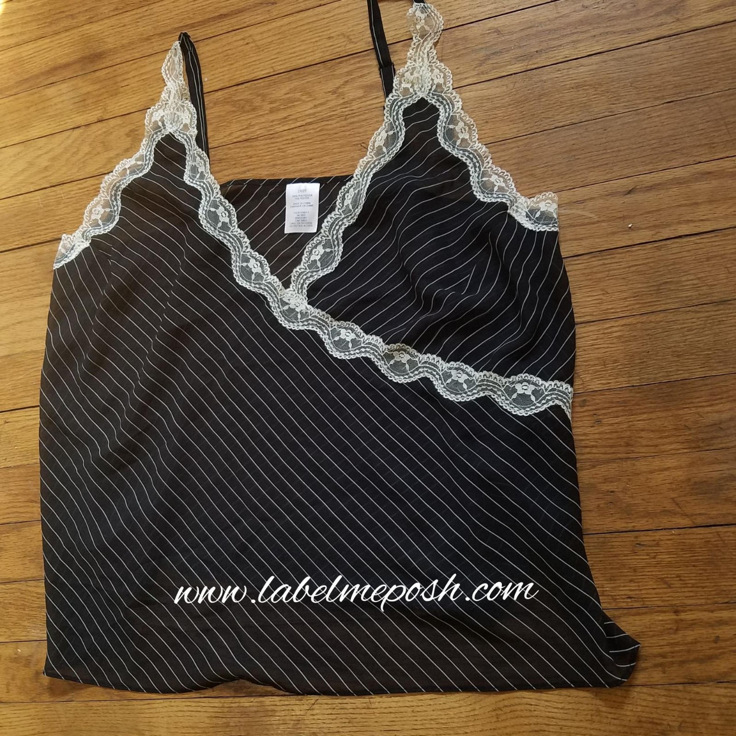 2X Pinstripe Camisole