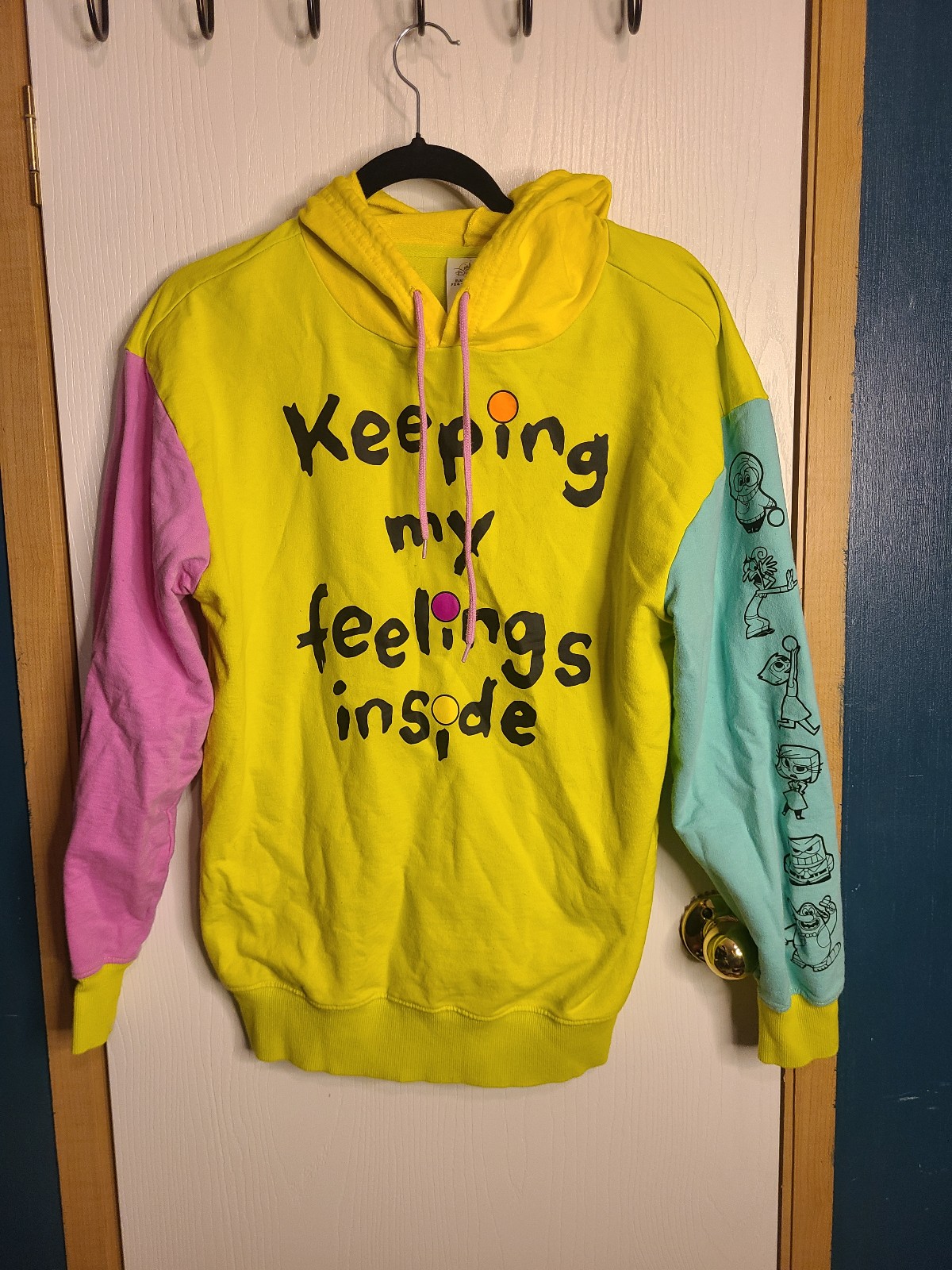 156 Disney Parks Pixar Inside Out Hoodie Keeping My Feelings Inside
