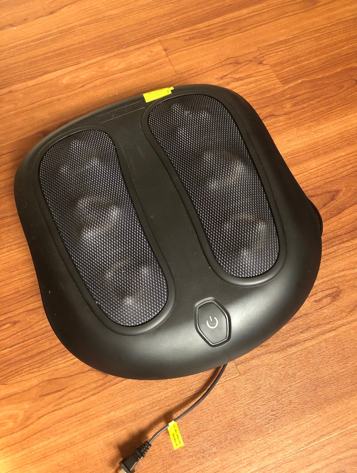 Heated foot massager