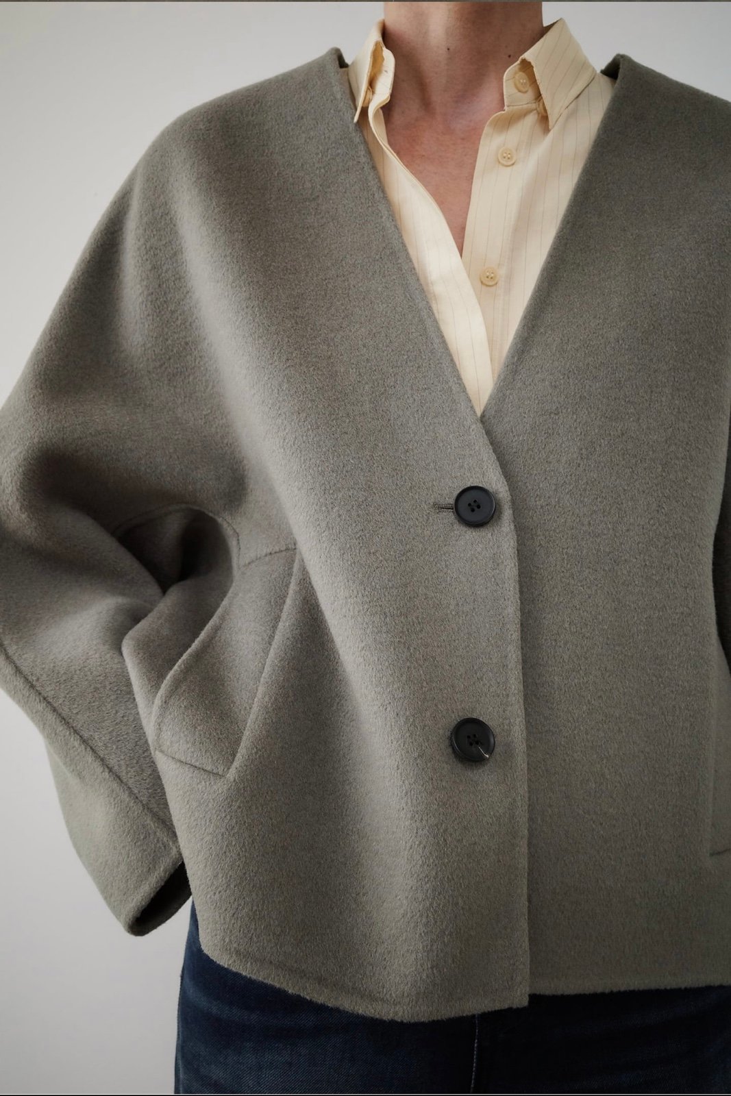 Zara Double Faced Wool Cardigan
