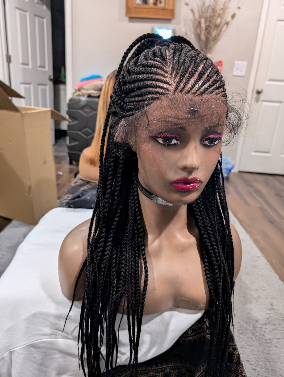 Braided human hair SOLD DONT BUY ASK FOR REMAKE