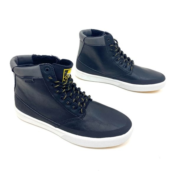 Etnies Jameson HTW Shoes Men's 8 ThirtyTwo Black/Grey/Yellow 4101000469-580 New