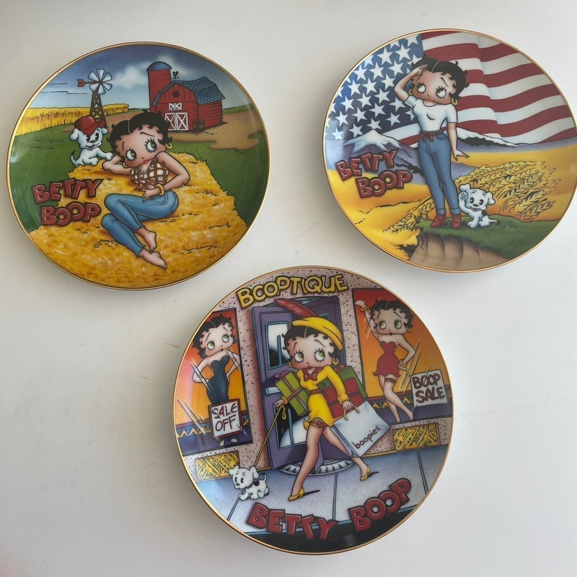 Berty Boop Danbury Mint collector plates