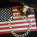 Vtg Sterlng S OTC Rare 9.5 Cuban Curb Style Mens Womens Ladies Big Bracelet Lot