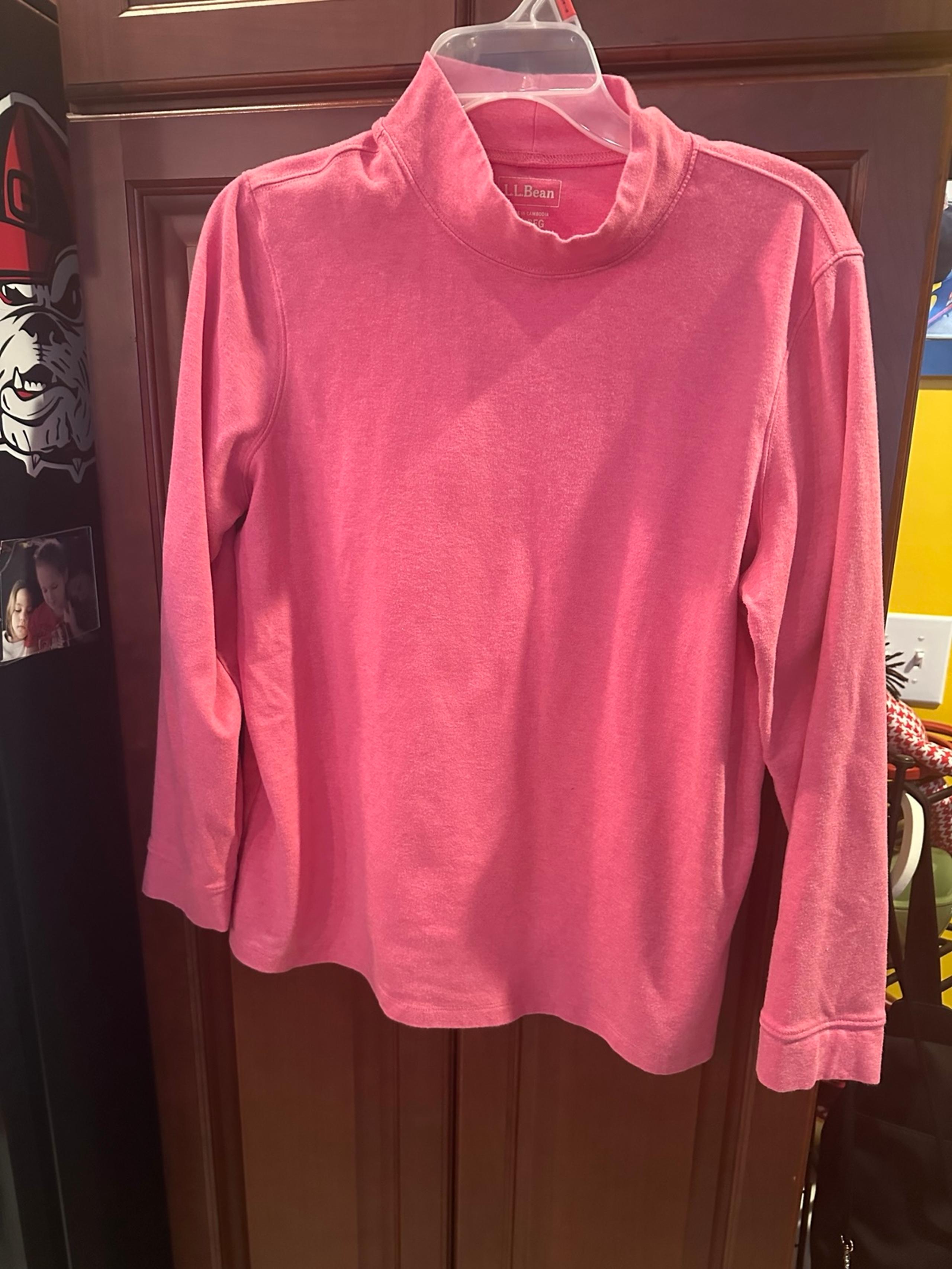 Ladies, L.L. Bean, XL Mock turtleneck long sleeve top