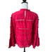 Ulla Johnson Grace Blouse Womens Shirt Top Fuschia Ruffle Long Sleeve NWT Sz 10