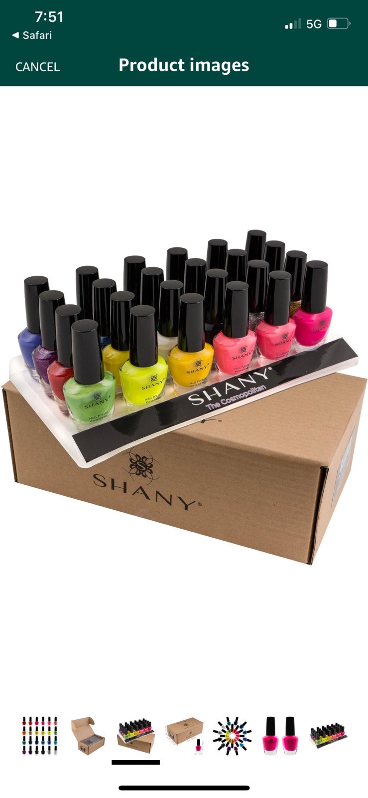 Shany Nail Polish 24 pc Set and Nail Polish Remover Pads 4 pc