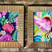 X2 Framed BOHO botanical gallery wall art by artist me