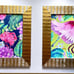 X2 Framed BOHO botanical gallery wall art by artist me