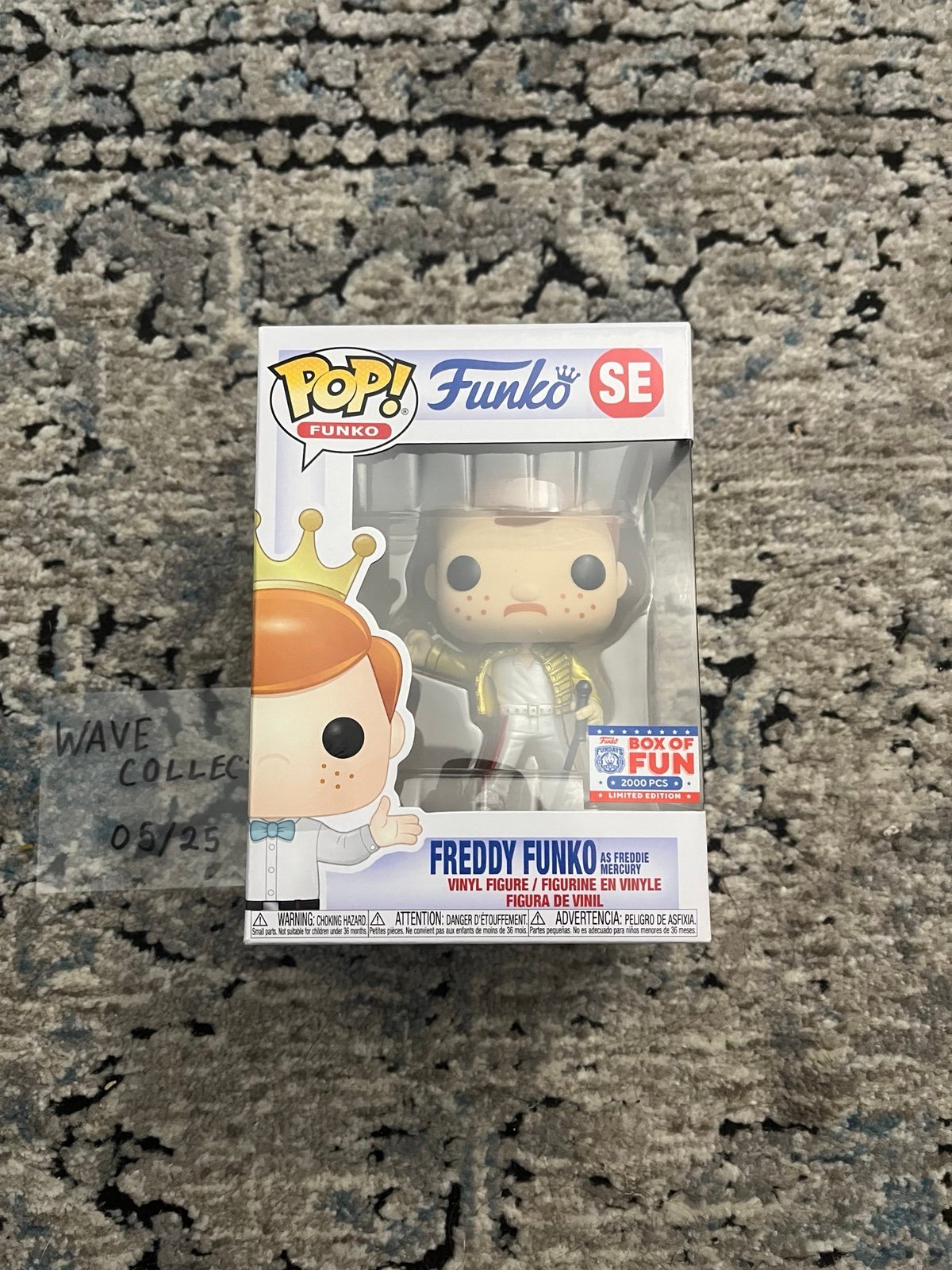 Freddy Funko as Freddie Mercury (Metallic) LE 2000 pieces
