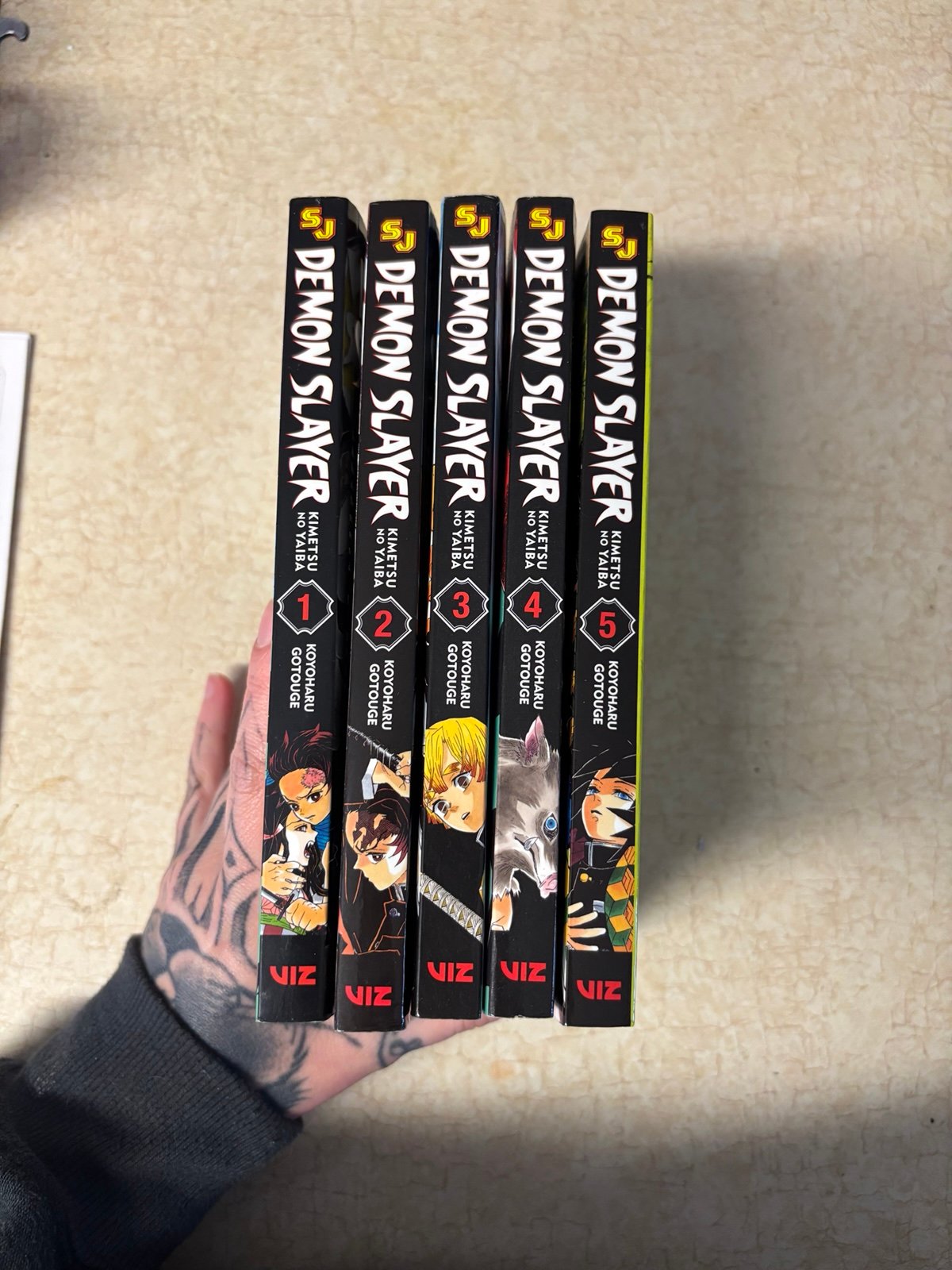 Manga Demon Slayer 1-5