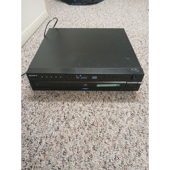 Sony SCD-CE595 5 Disc CD Super Audio Player Tested No Remote