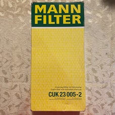 Mann Filter Cabin Filter for BMW with Activated Charcoal CUK 23 005-2 2 Pieces