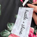 Hustle & Shine Black and Pink Floral High Waisted Two Slit Maxi Skirt