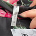 Hustle & Shine Black and Pink Floral High Waisted Two Slit Maxi Skirt