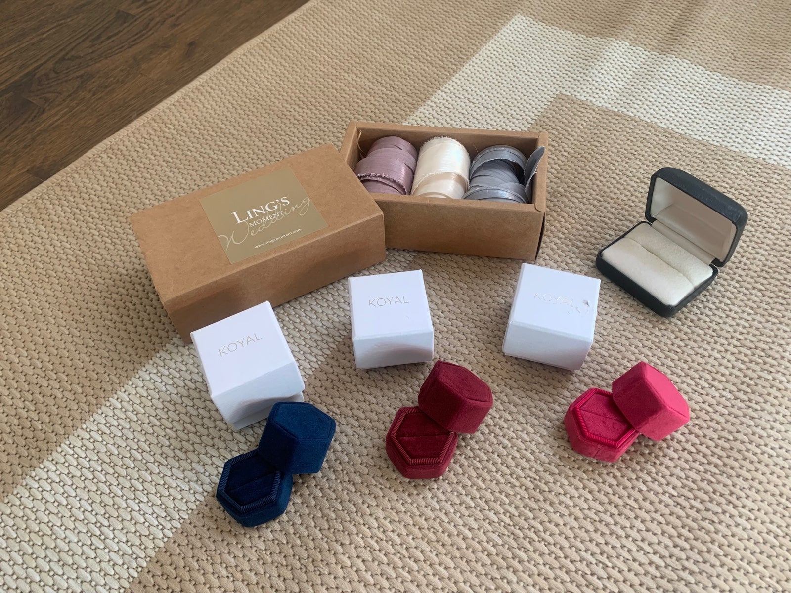 Photography Wedding Flatlay Detail Accessories Ring Boxes