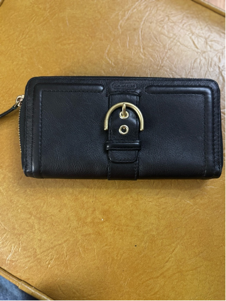 Coach Black Leather Wallet