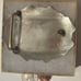 Vintage Metal Belt Buckle, Nickel Silver, Western, Nice Horse Saddle, Nice