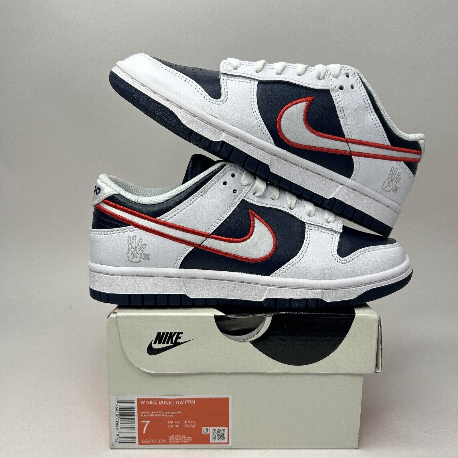 Nike Dunk Low PRM WMNS “Houston Comets Four Peat” 2023 DZ2780-100 Women’s 7 New