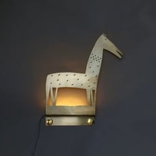 9.3.1 Set of 2 wall lamps in a shape of a Horse, Animal Lamp, Night light