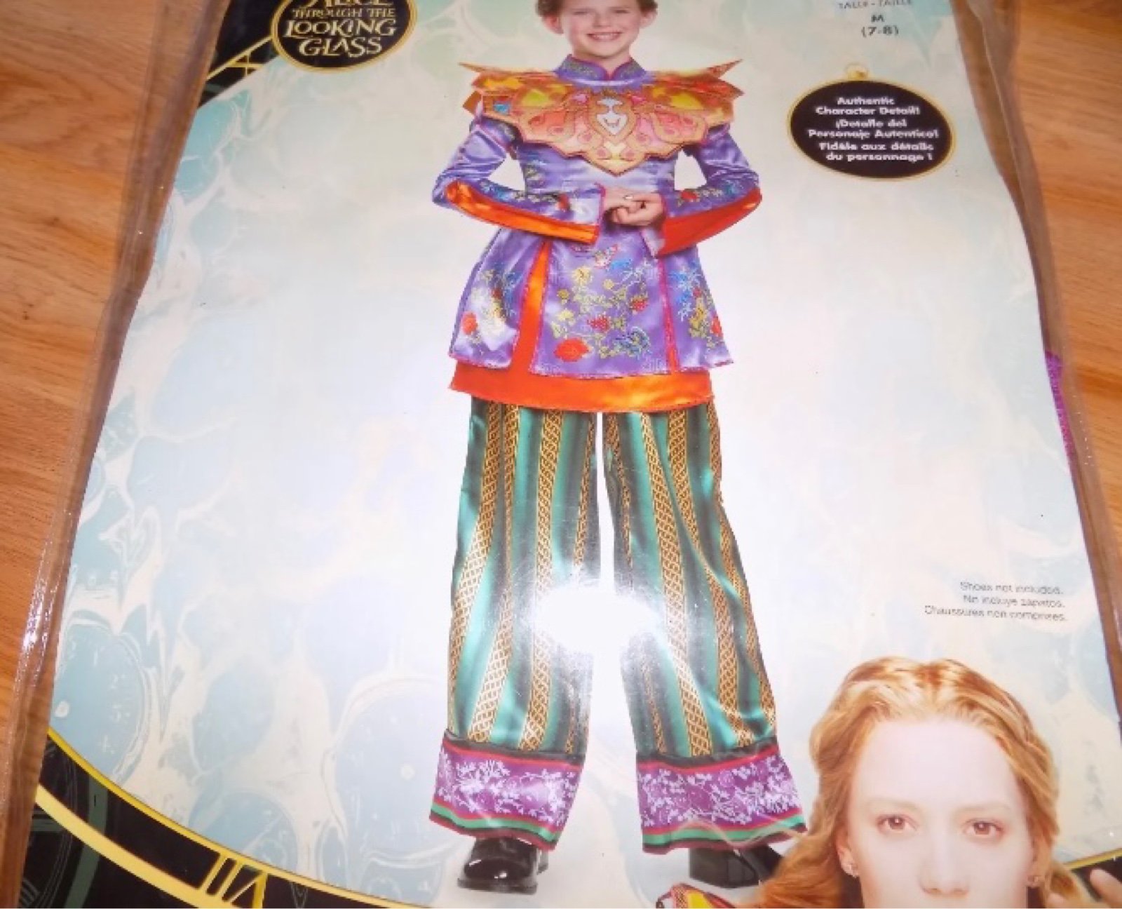 Size Small 4-6X Disney Alice Through The Looking Glass Deluxe Halloween Costume