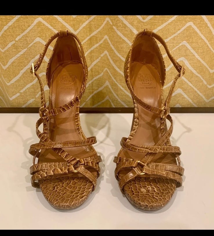 TORY BURCH- Size 10, Tan, Heels