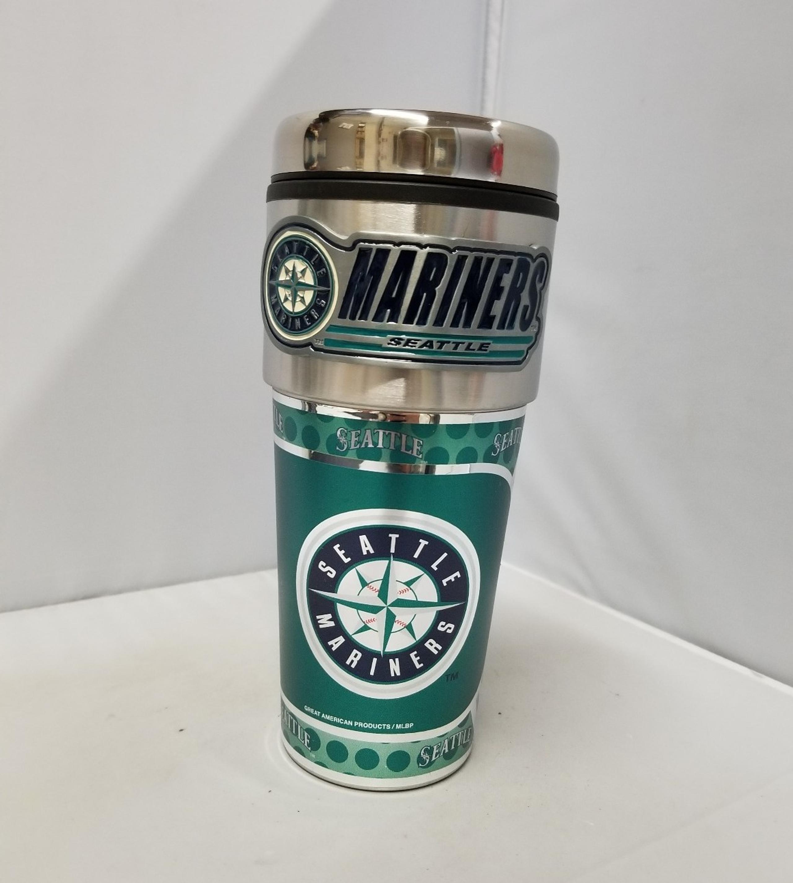 Seattle Mariners stainless steel travel cup