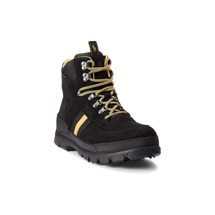 Polo Ralph Lauren Men's Oslo Tactical Boots SIZE 9 Black 812878114002