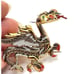 Dragon Brooch Pin Marked Spain 2in by 2in