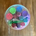 NEW! Crayola Bath Activity Bucket 30 Pc Set For Kids ! Bath Bombs Finger Paint