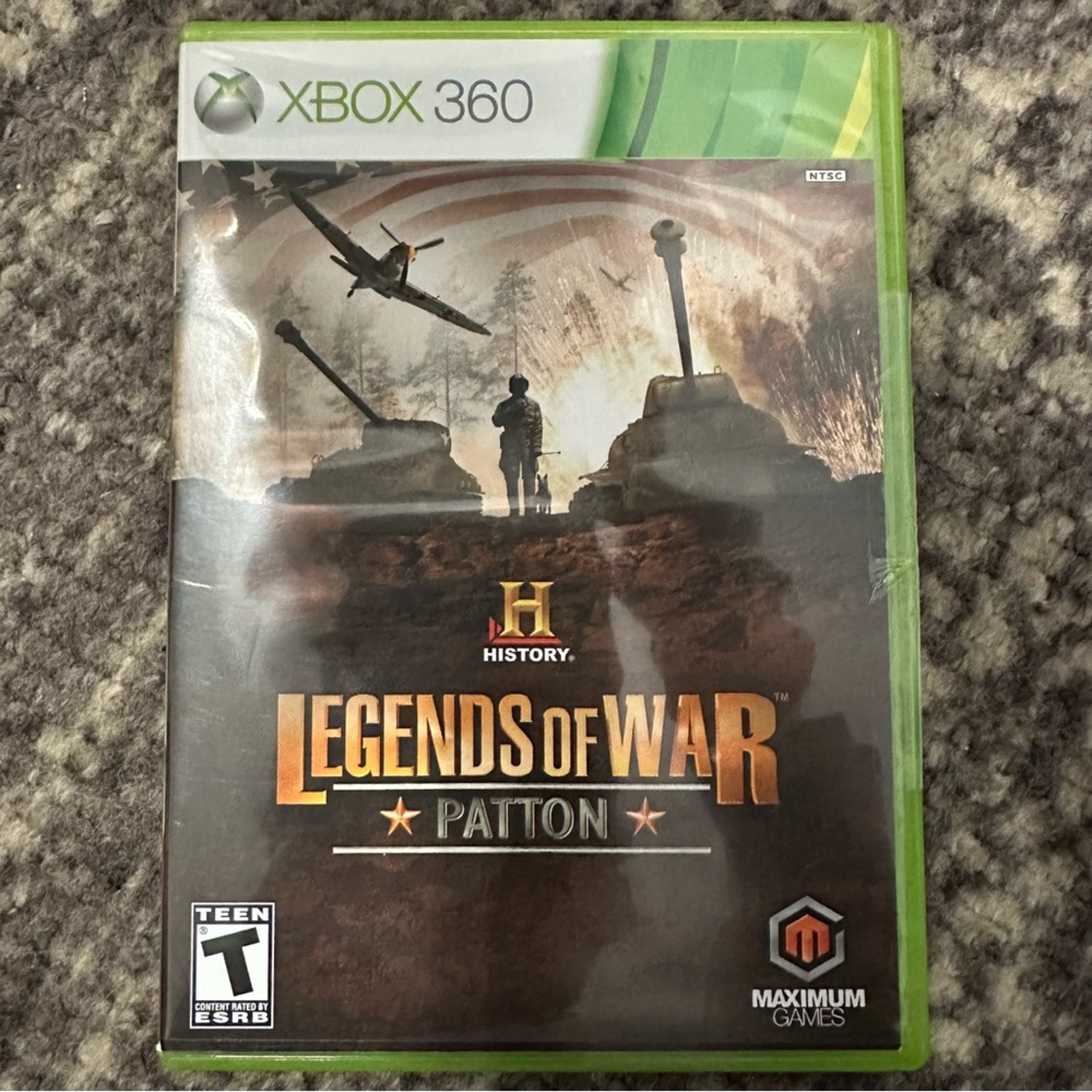 Microsoft XBOX 360 2012 Brand New Sealed History: Legends of War Patton Game