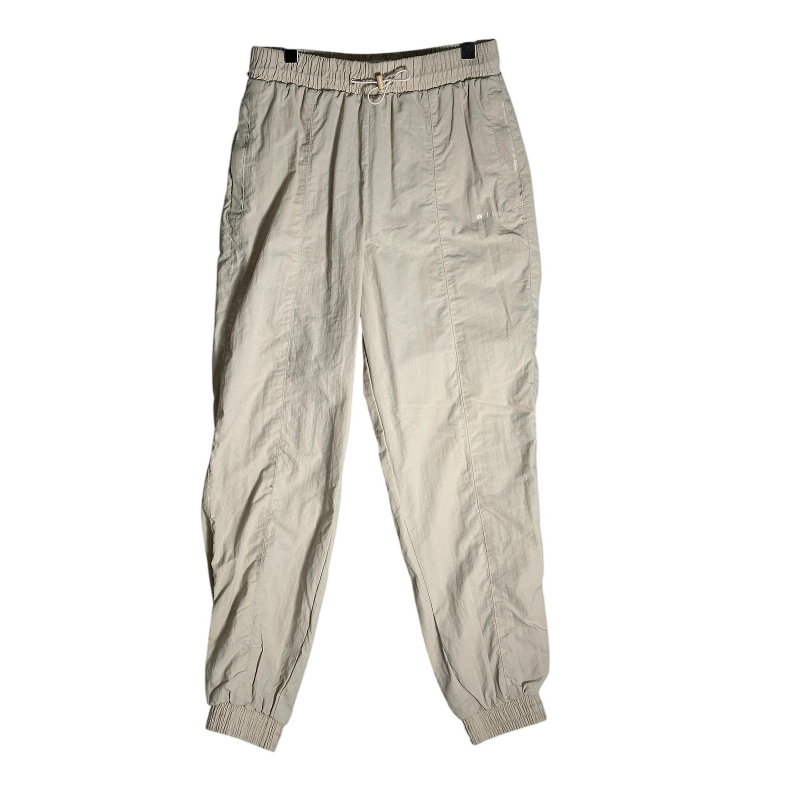 Wilo the Label XS Parachute Pants Nylon Jogger Elastic Waist Drawstring Anthro