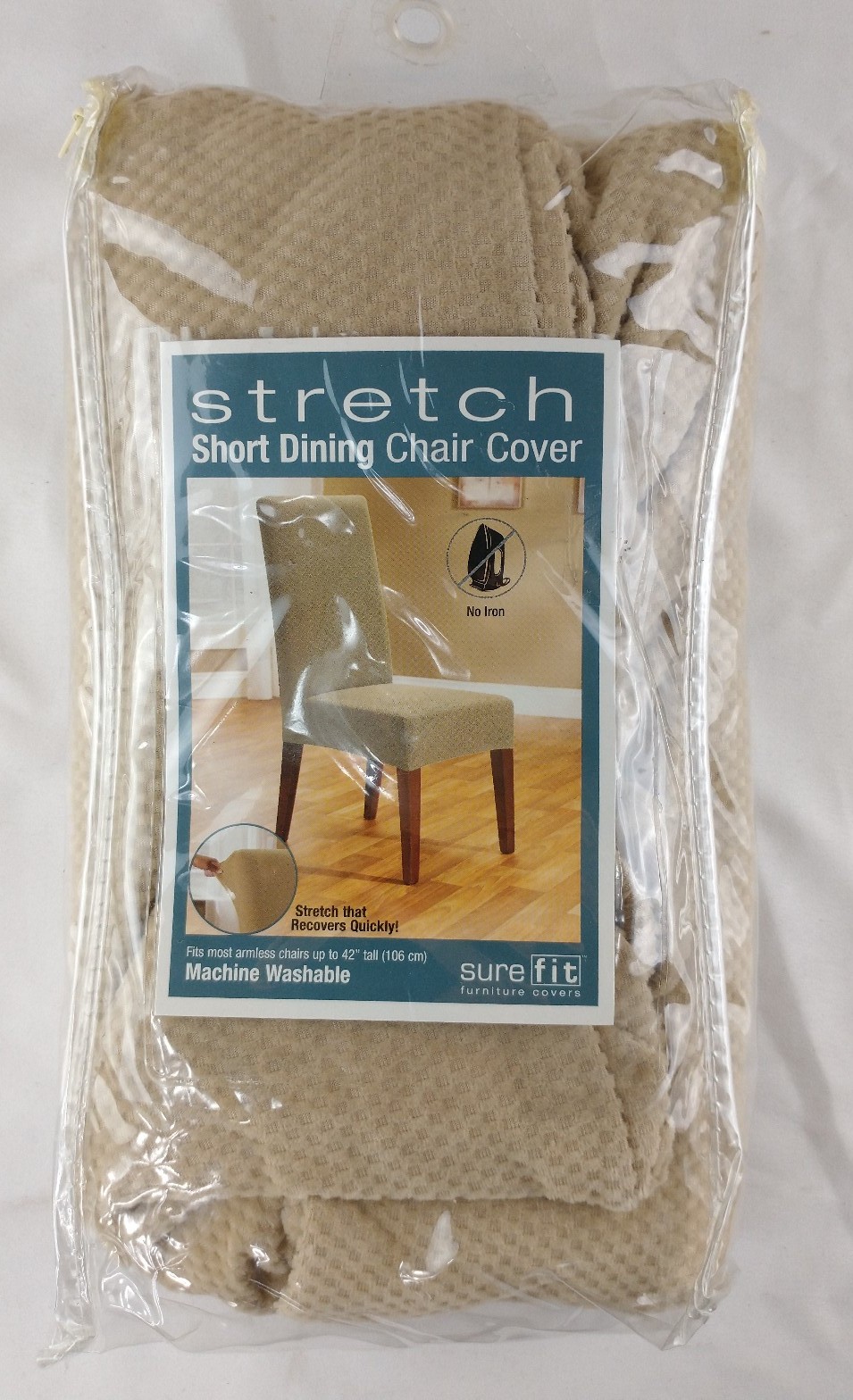 Sure fit stretch pique short dining room chair slipcover new arrivals