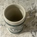 Domex Michigan State University MSU beer STEIN mug cup w/ pewter lid Germany